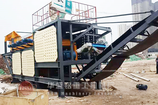 建筑工地移動(dòng)制砂機